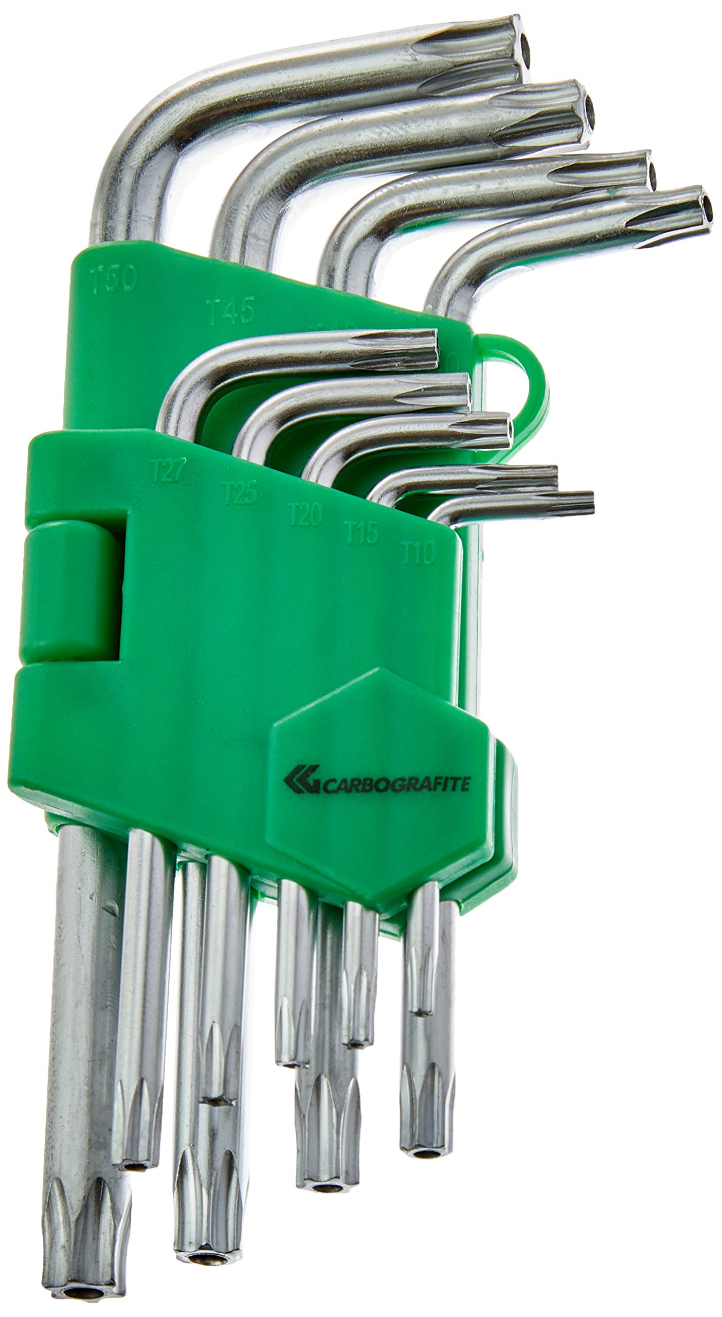 CARBOGRAFITE Jogo De 9 Chave Hexalobular Torx Tipo Estojo